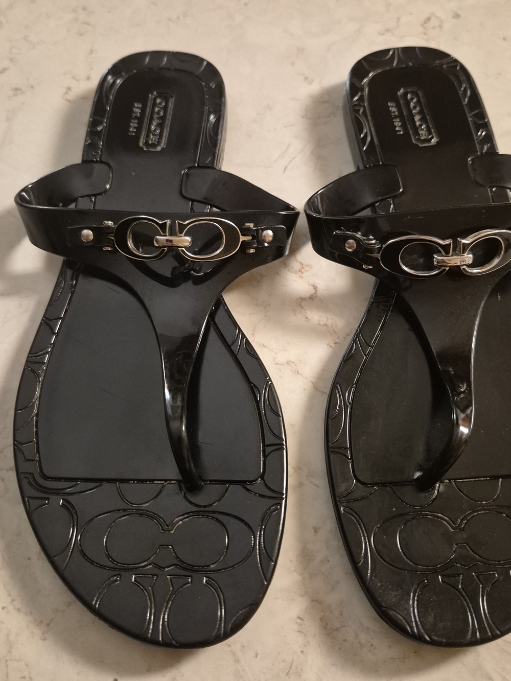 Coach "Pennie" Thong Sandals (A8855) size 10